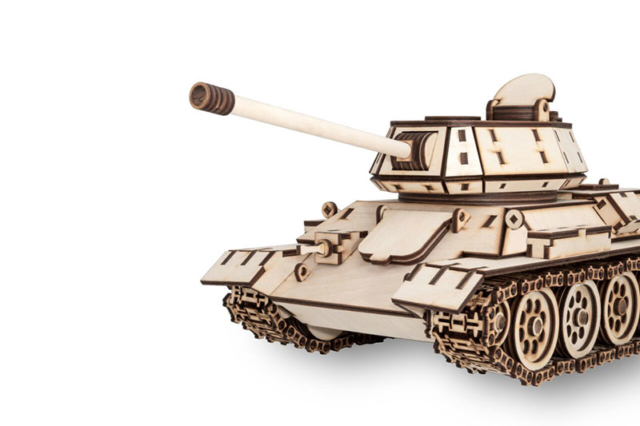 Tank T34 Eco-Wood-Art
